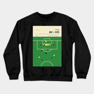 Bournemouth Moore Goal as a Minimal Tactical Poster Crewneck Sweatshirt